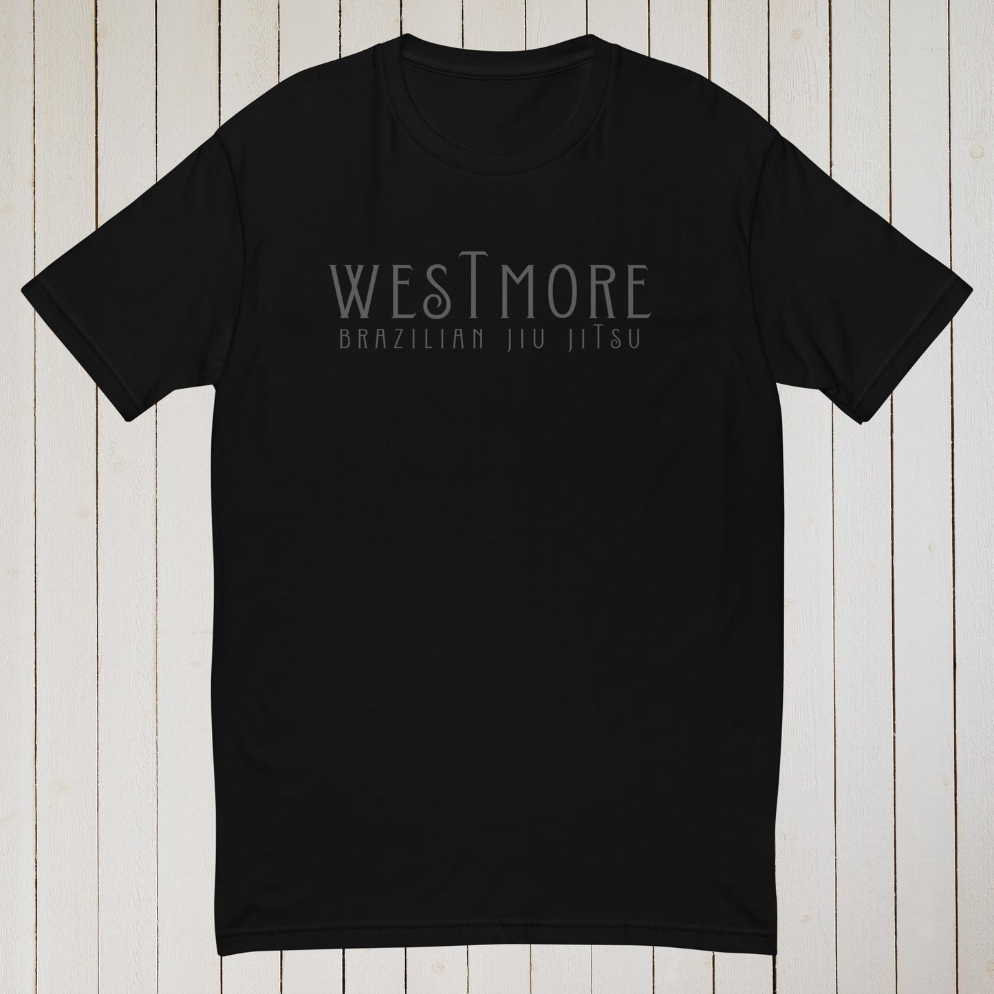 Westmore BJJ Gray on Black Academy Tee