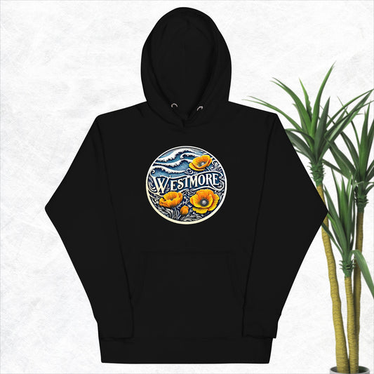 Westmore Golden Poppy and Surf Hoodie